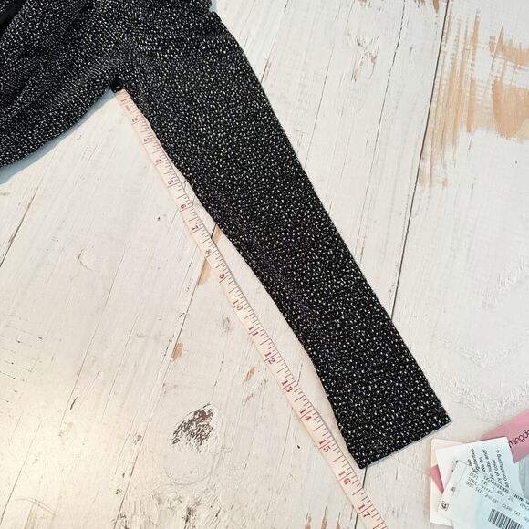 AQUA Drapey Mini Cocktail Holiday Night Out Metallic Party Dress Size 4 - Picture 13 of 15